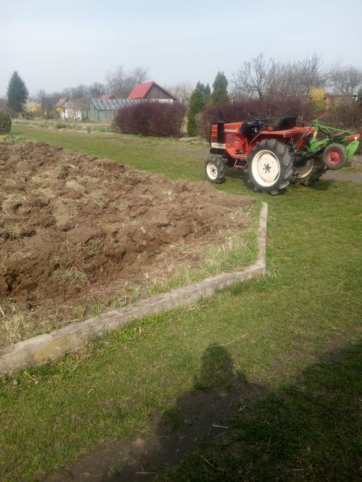Usługi mini traktorkiem orania działek koszenie traw  glebogryzarka