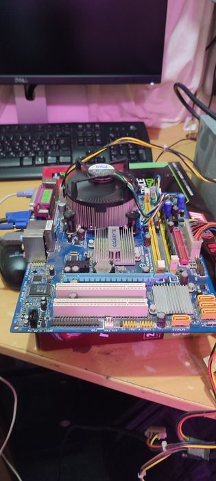 Материнка 775 сокет + соre 2 duo e4500+ ddr2 2048mb