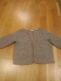 Sweterek dla dziewczynki H&M rozmiar 74 cm