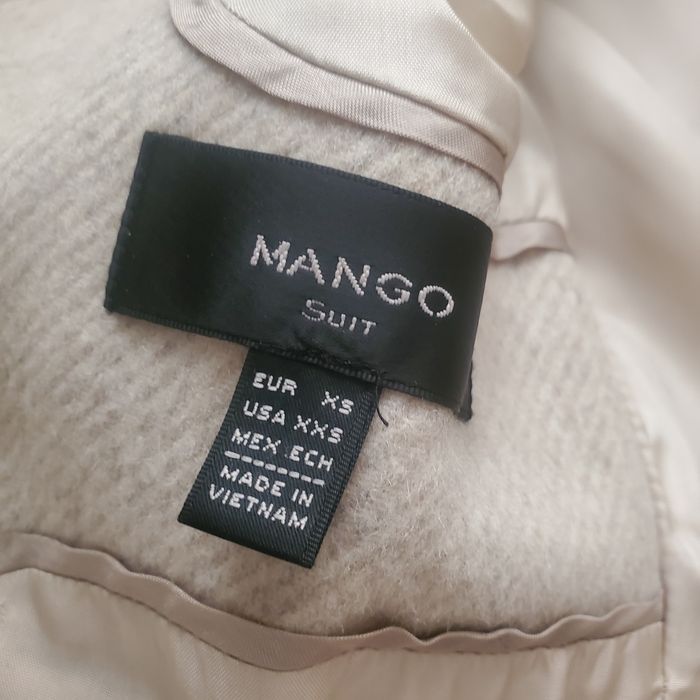 Пальто шерстяное, вовна Mango