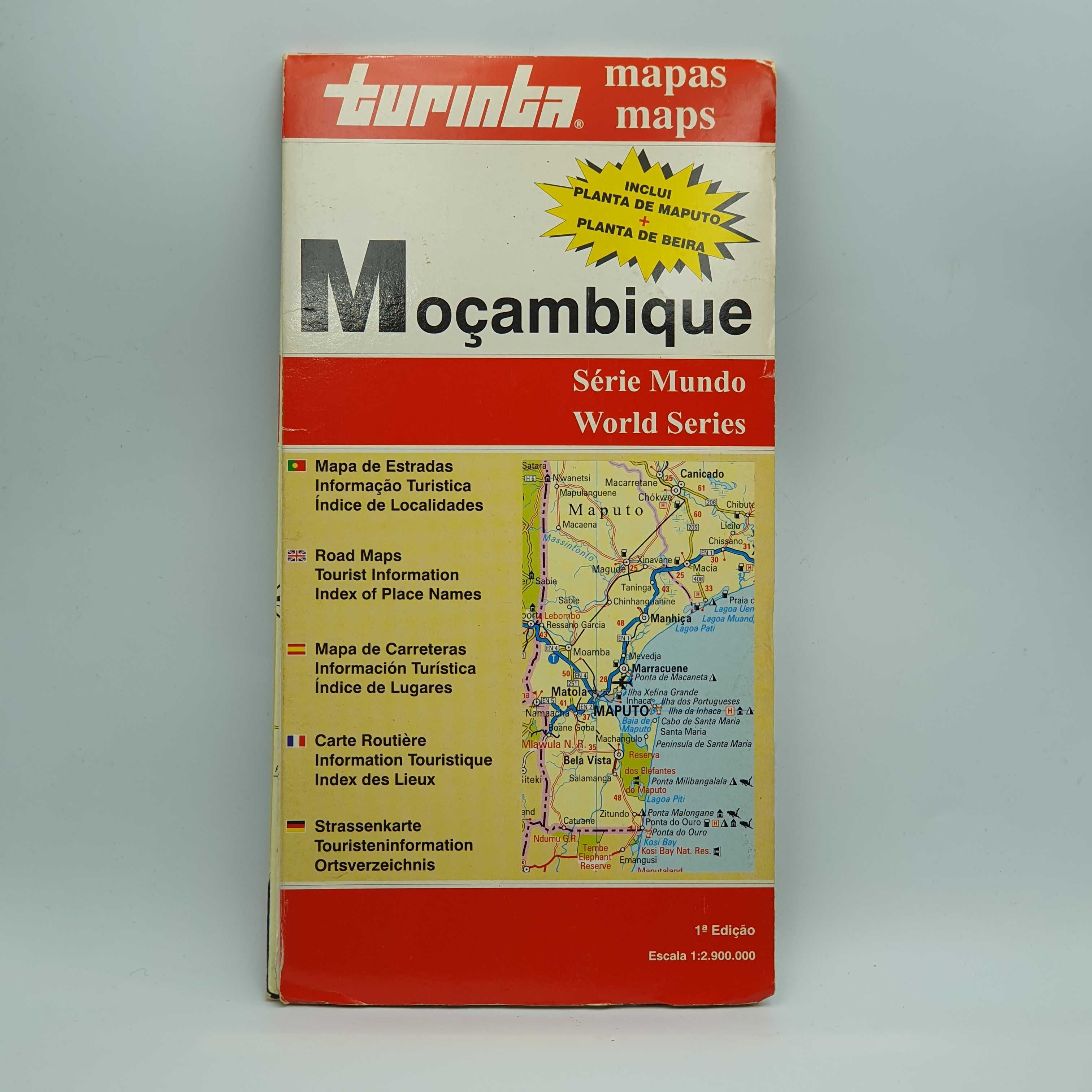 Livro - Turinta Mapas - Moçambique: Maputo e Beira - ESC-SITE