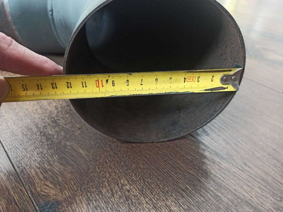 Колено труба дымохода котла ф120, 2мм сталь