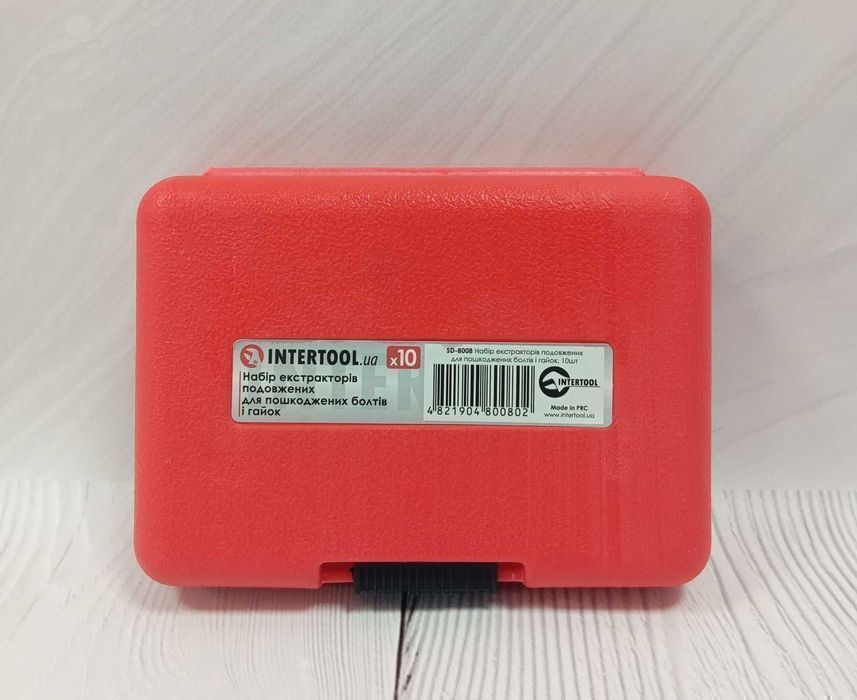 Набор экстракторов удлиненных для болтов и гаек,  INTERTOOL SD-8008