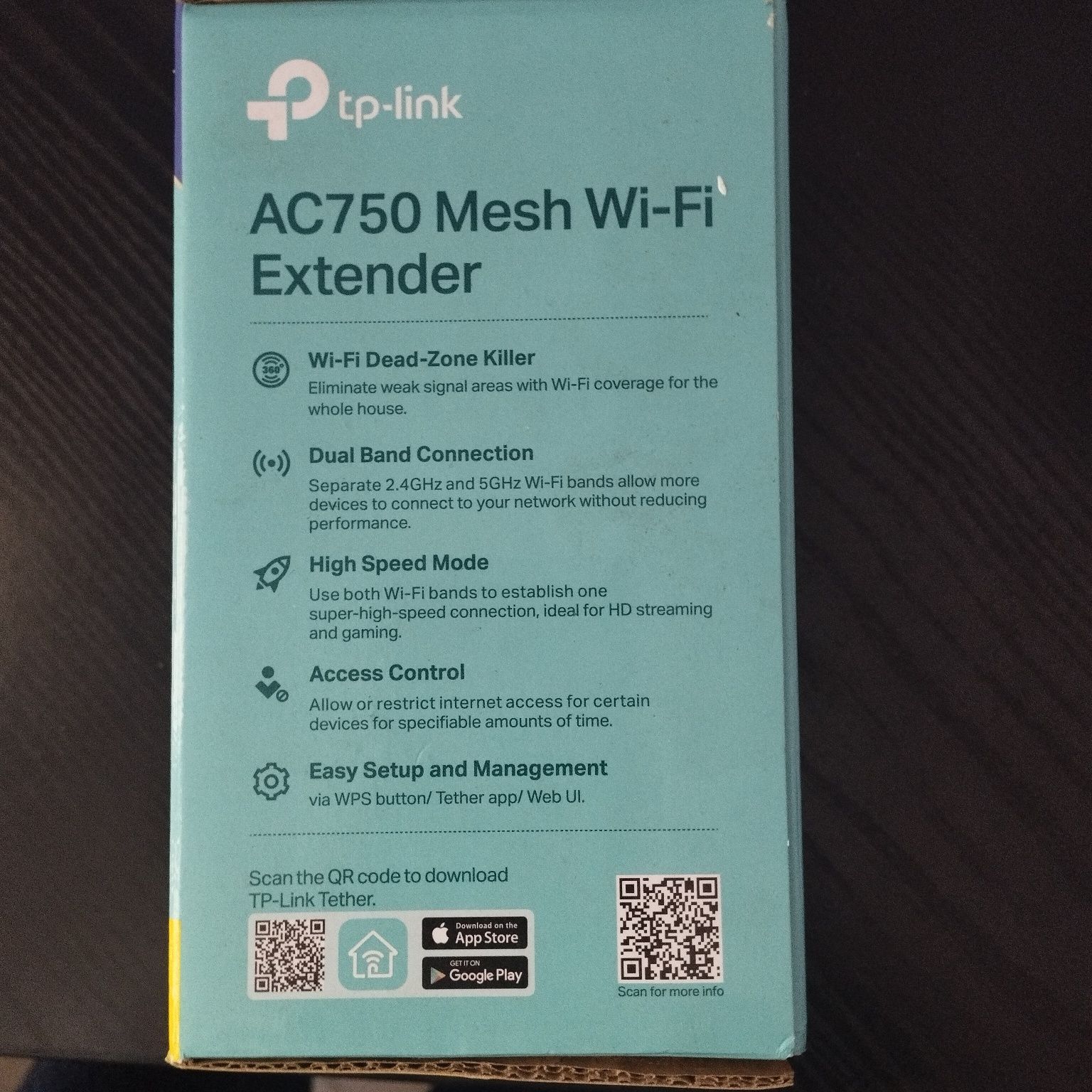 Wzmacniacz wi-fi TP link Ac750 Re190
