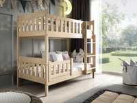 Piętrowe łóżko dla dzieci LILA z drewna sosnowego HIT!