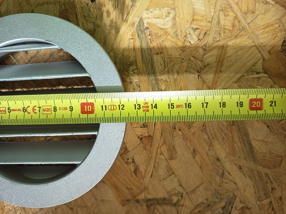 Kratka wentylacyjna okrągła alu 100mm