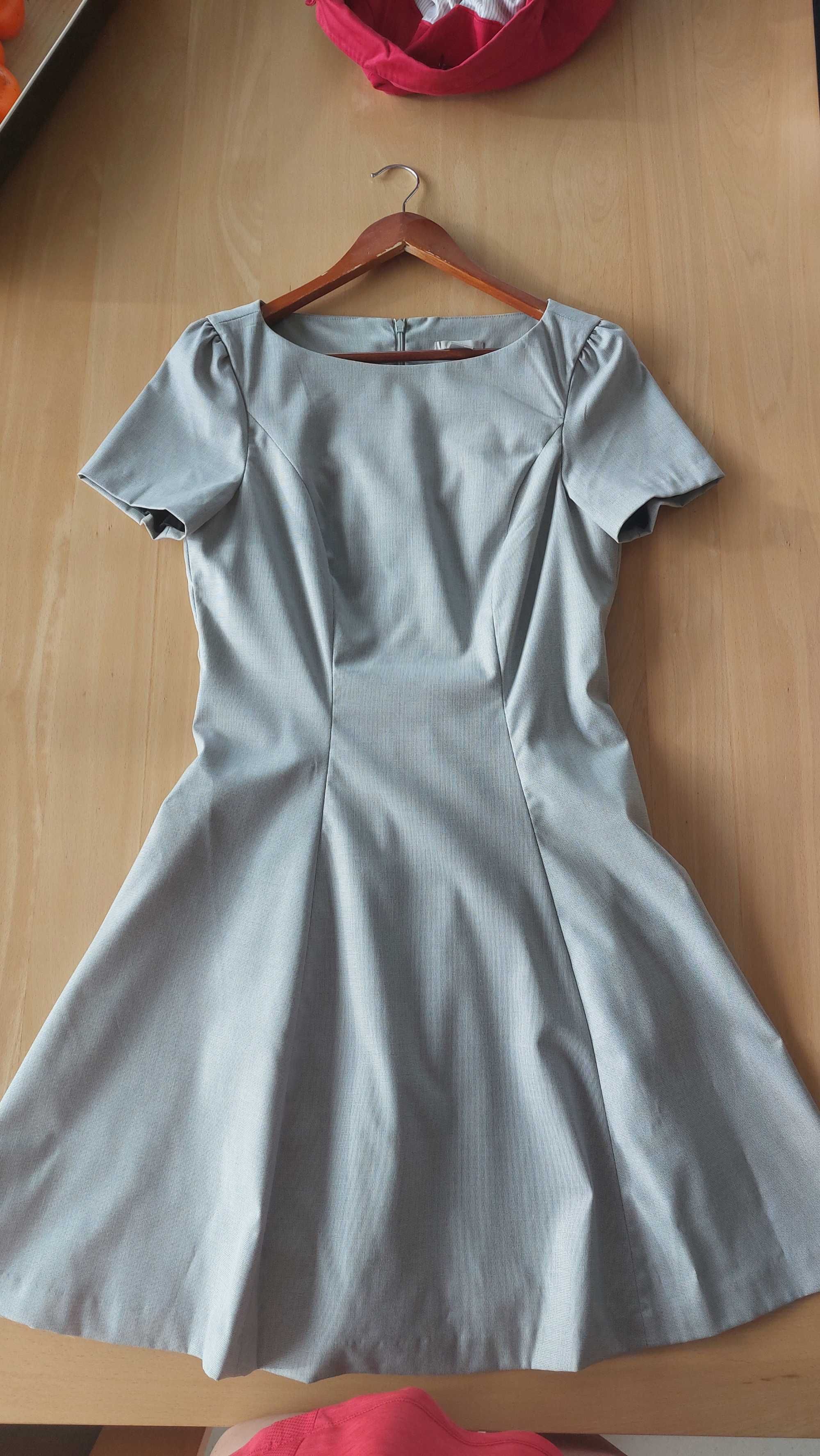 Sukienka h&M Talia rozmiar 40 szara
