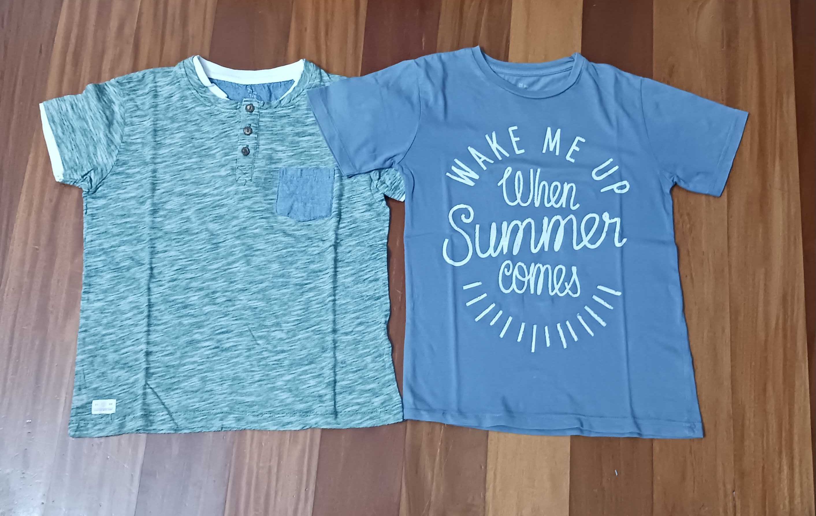 Conjunto de 11 t-shirts para criança - 7/8 anos