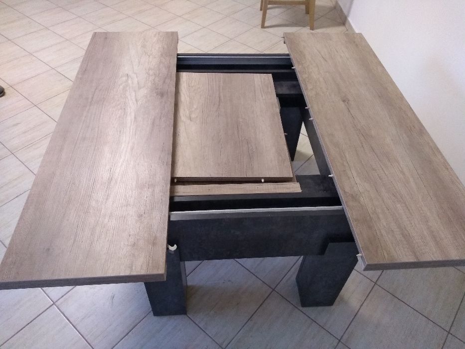 Ławostół kwadrat 120x120 ,stół ,kolor do wyboru ,rozkładany,podnoszony