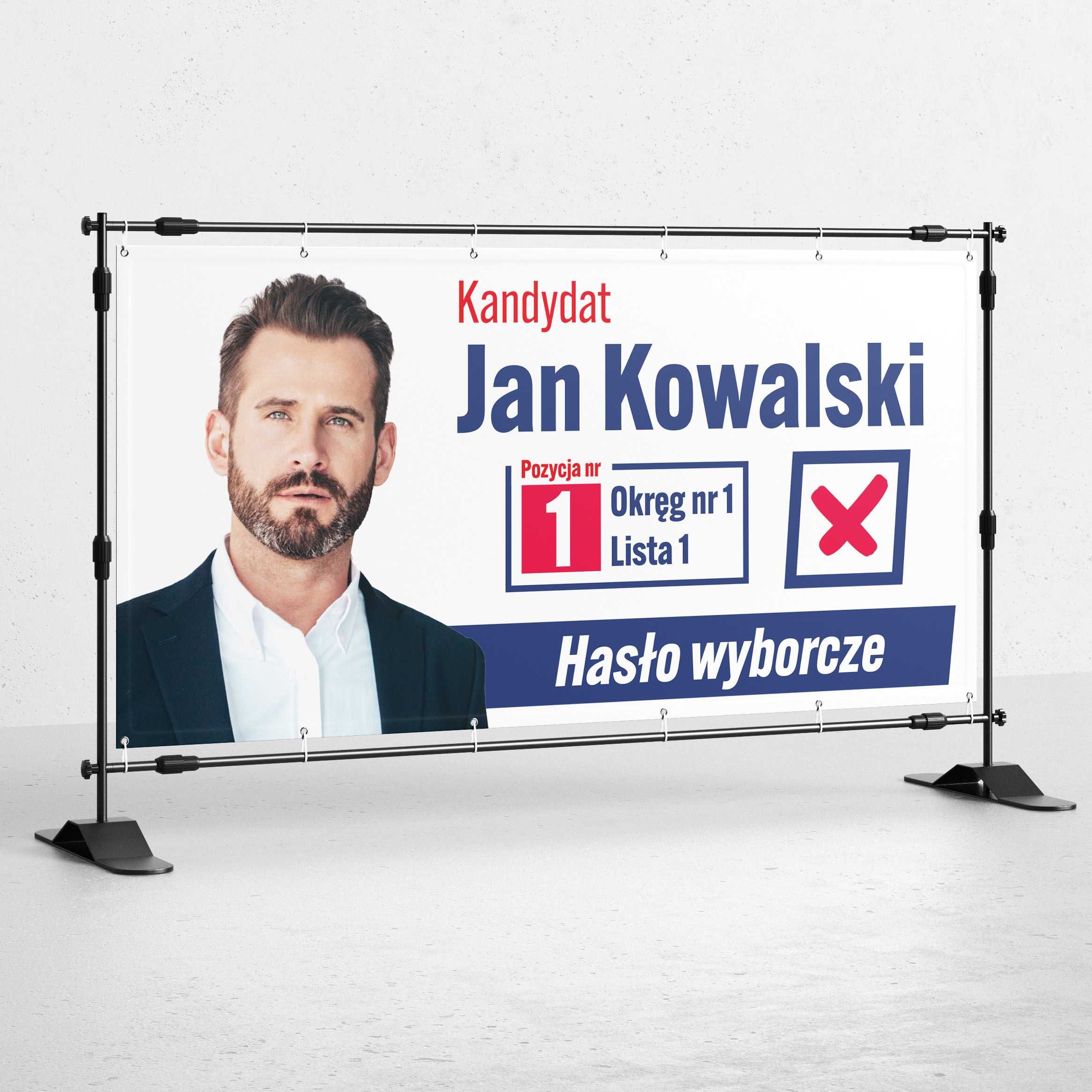 Drukarnia banerów wyborczych, reklamowych, wydruk nawet w 24 godziny