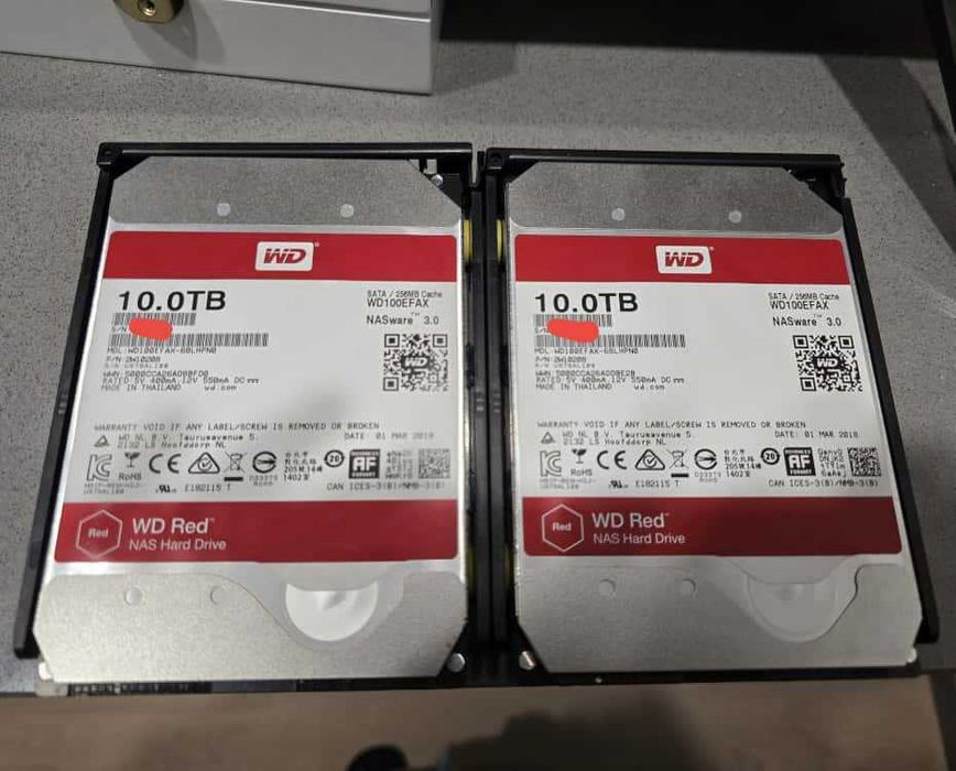 Vários Discos WD-RED [10tb 8tb 3tb]