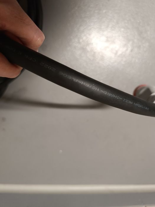 H07RN-F OnPD 5x6 19m kabel siłowy guma linka przedłużacz wtyki 32A