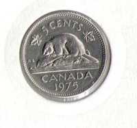 5 cent 1975 r.Canada Nr.56/OLX/100