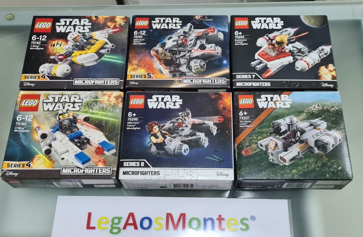 Legos Star Wars antigos e descontinuados. Selados.