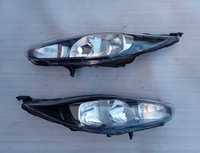 Ford Fiesta MK7 reflektory, lampy przednie.