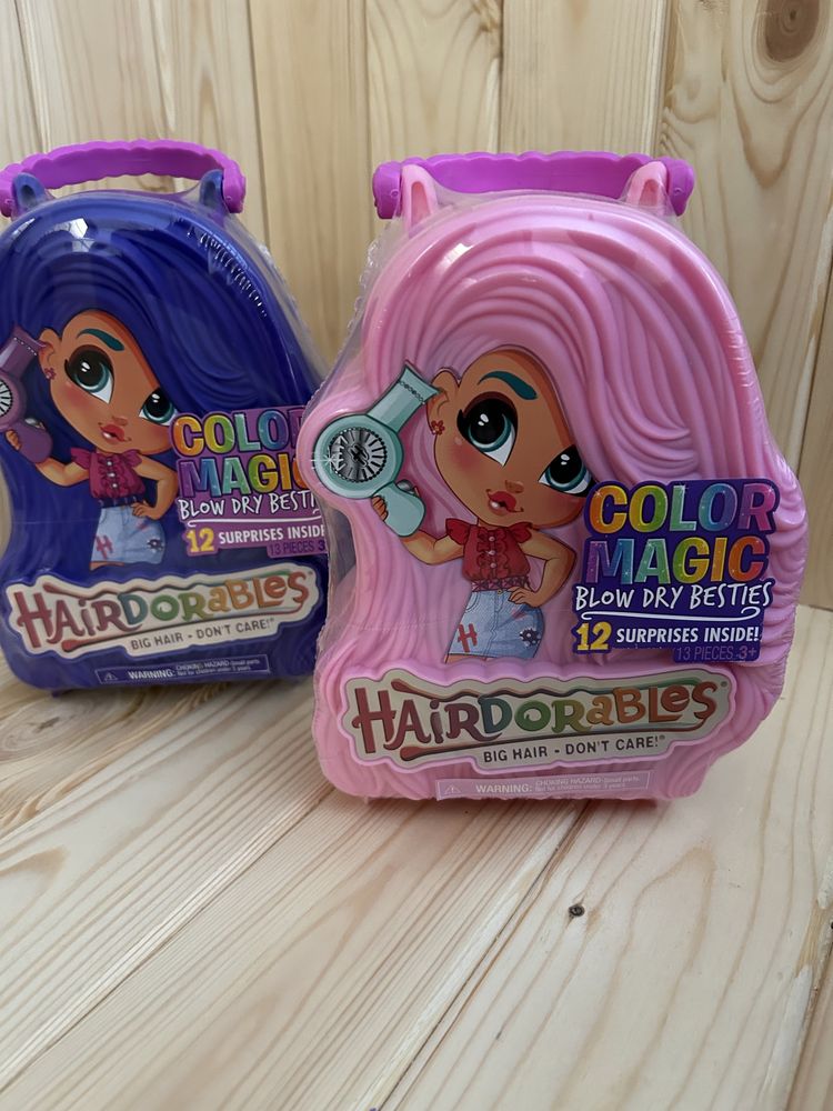 Hairdorables Collectible Doll Color Magic Blow Dry Besties Series 6