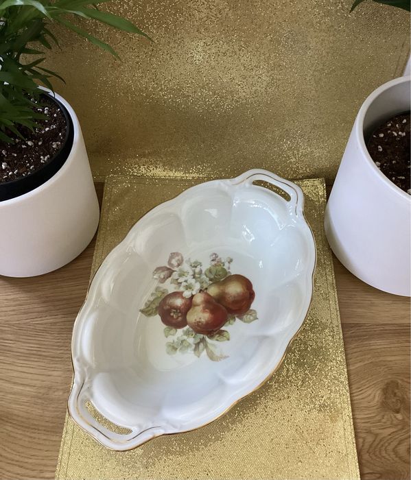 Antyczna porcelanowa misa, żardiniera, antyk, sygnowana Bawaria.