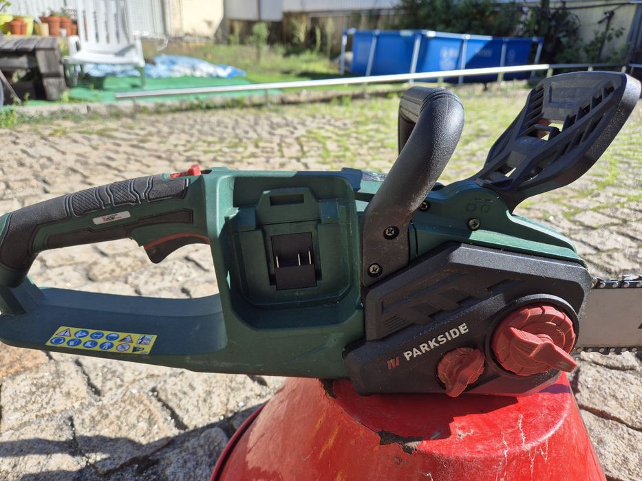 Motosserra parkside a bateria de 40 volts