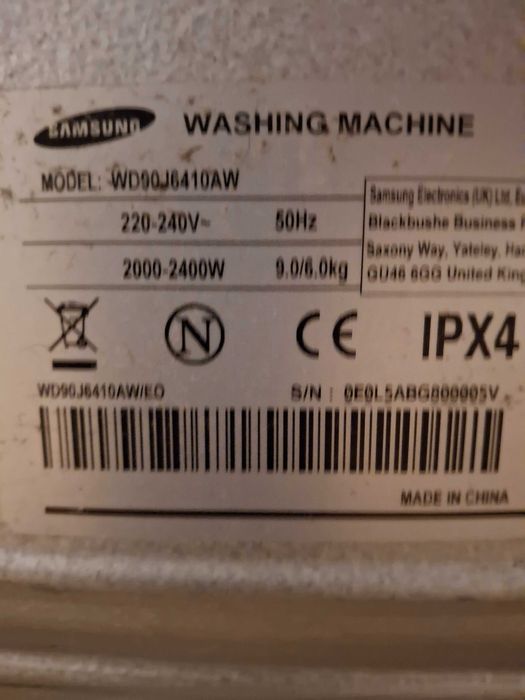 Pralko suszarka Samsung