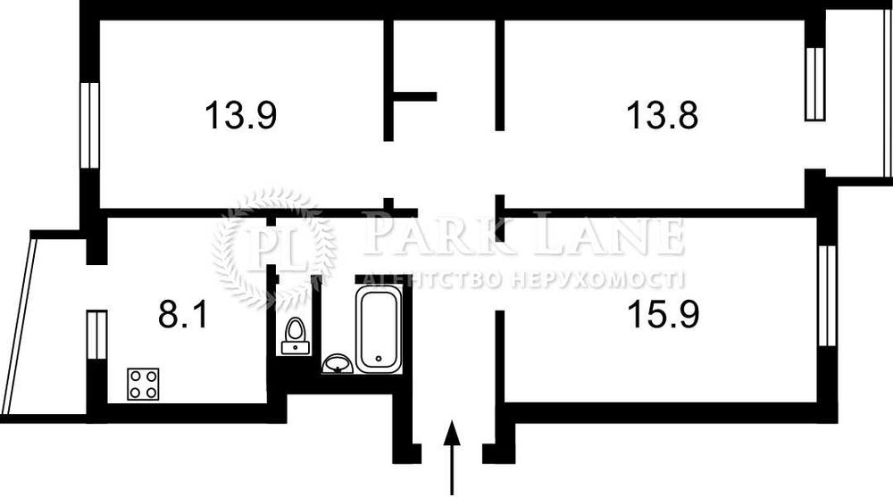 Без % Продаж 3к квартири Павла Тичини 20а Дніпровський р-н
