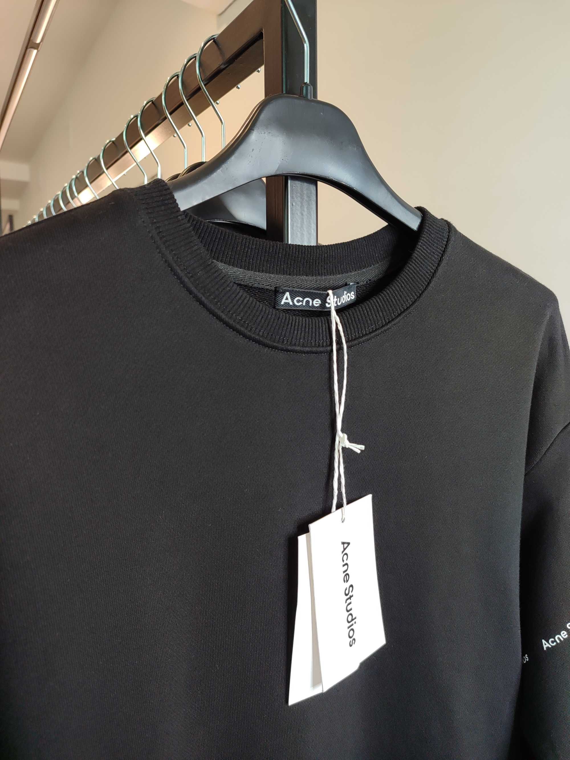 Світшот Acne Studios Logo Print Sweatshirt Black