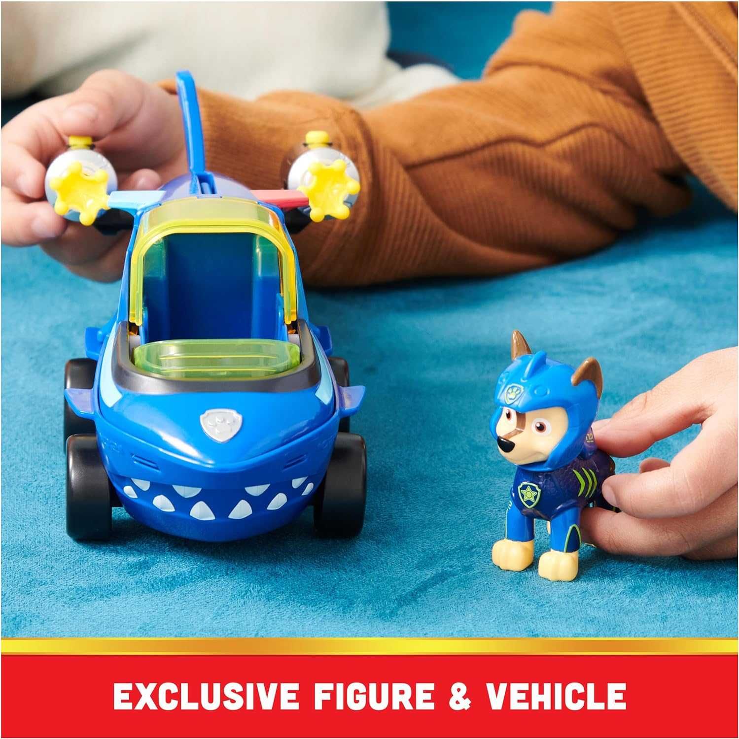 Paw Patrol Aqua Chase Щенячий патруль Аква автомобиль трансформер Чейз