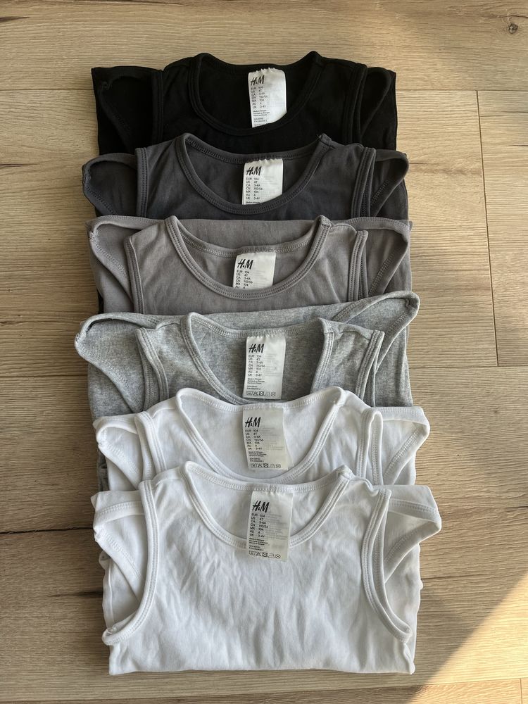 Body H&M r.104 6szt