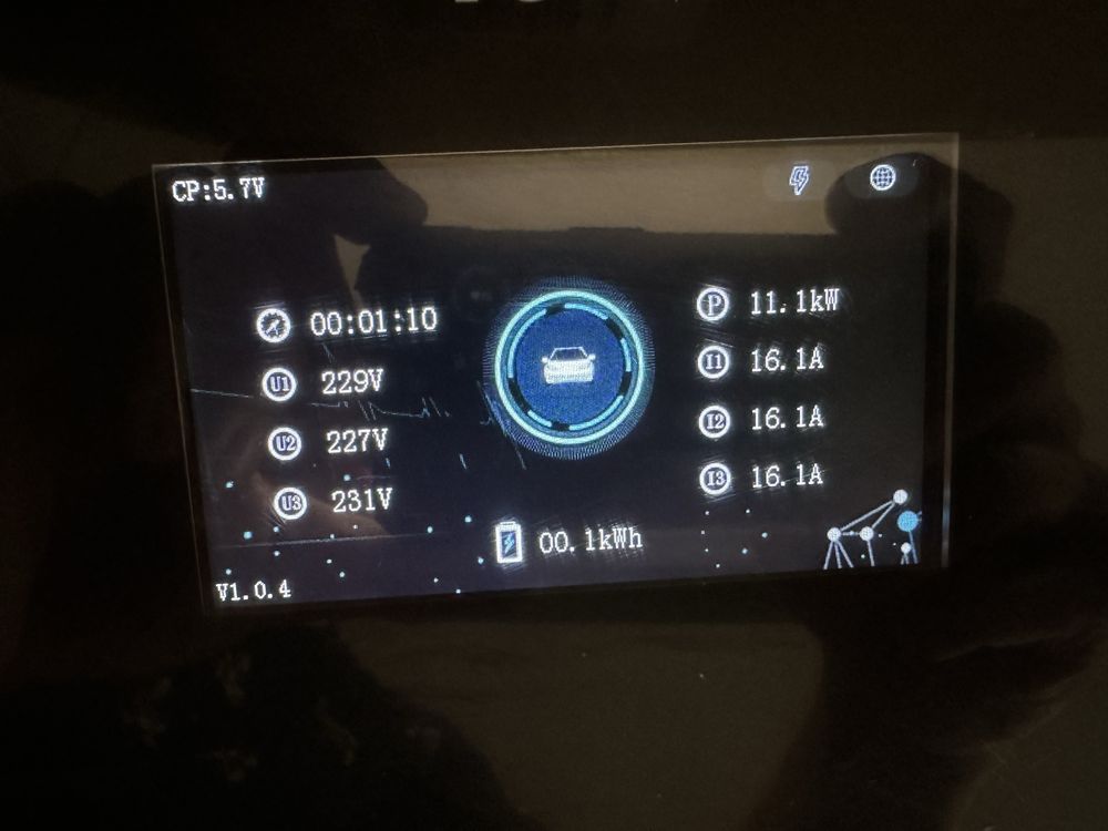 Stacja ładowania Wallbox 22KW 3-fazy TYP2 WIFIAplikacja Reg Mocy