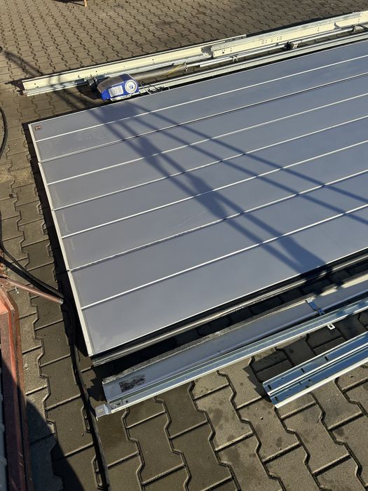 Brama segmentowa Biała Hormann Napęd Elektryczny 5000 x 2250 mm