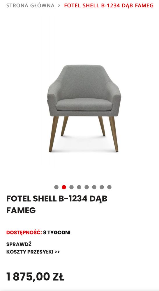 Fotel krzeslo FAMEG shell b