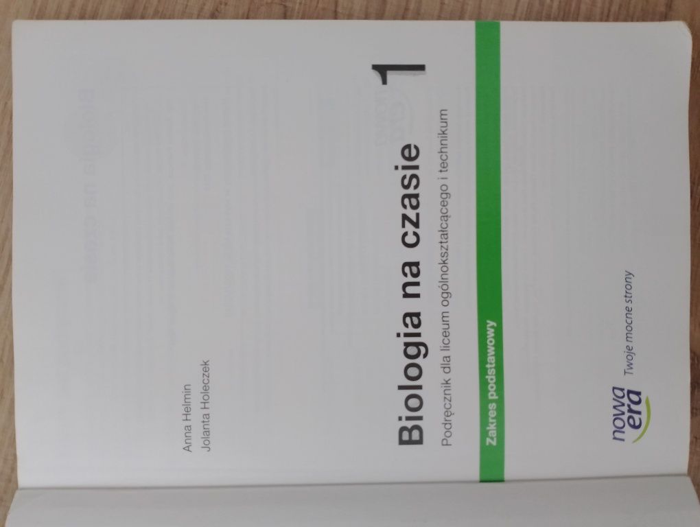 Podręcznik - Biologia na czasie 1