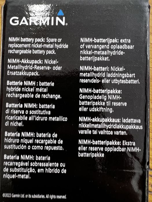 Pack baterias Garmin - NOVO