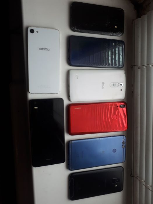 Лот телефонів Samsung, Huawei,Lg,Meizu