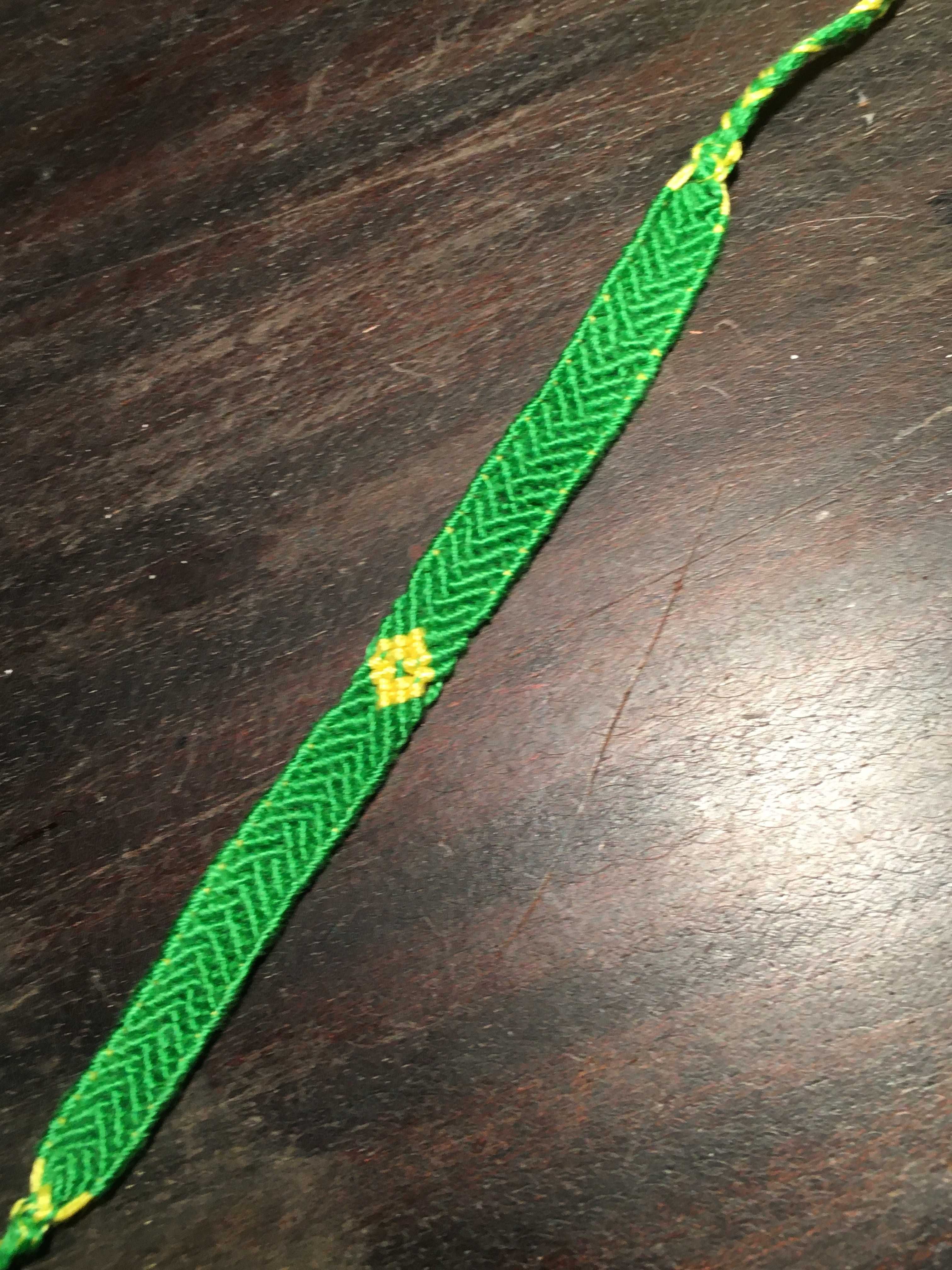 Pulseira da sorte bandeira Brasil
