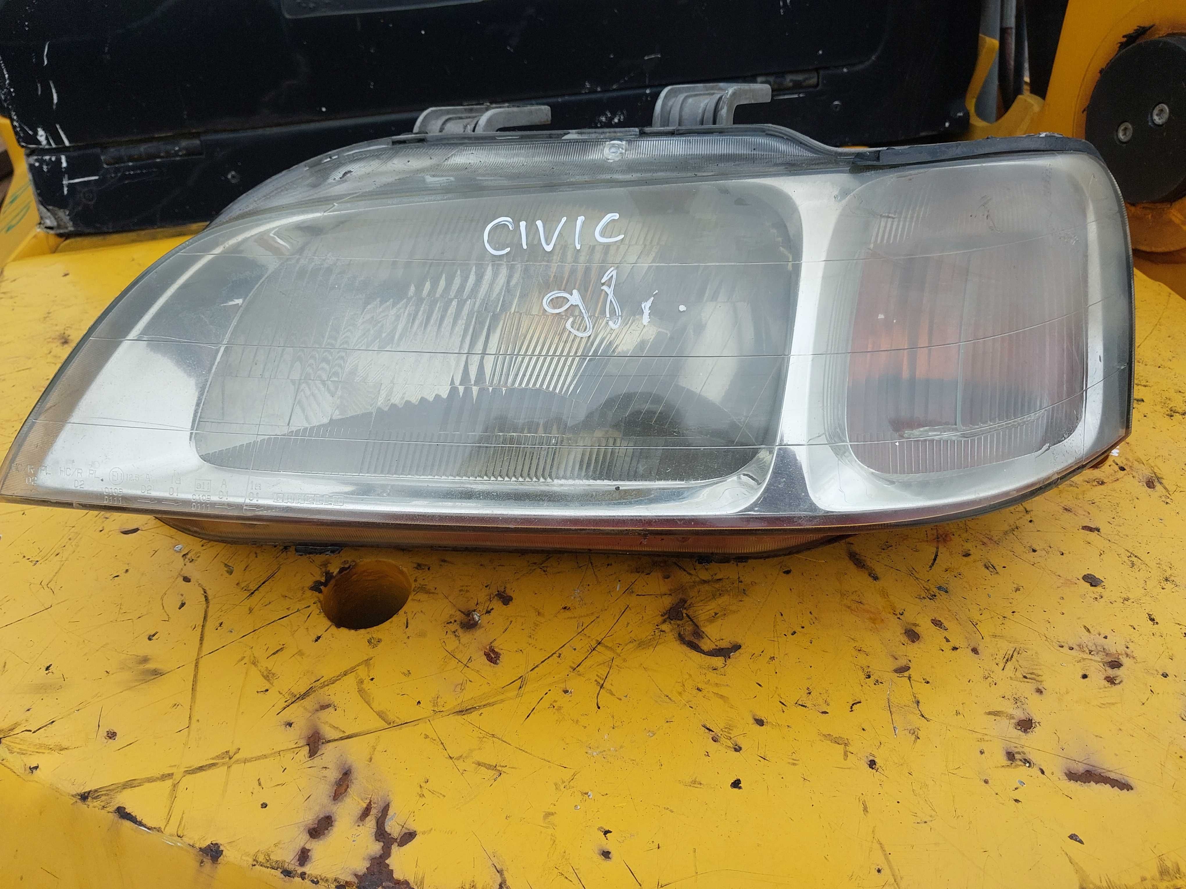 Lampa lewa przod przednia honda civic VI  5drzwi 1999r