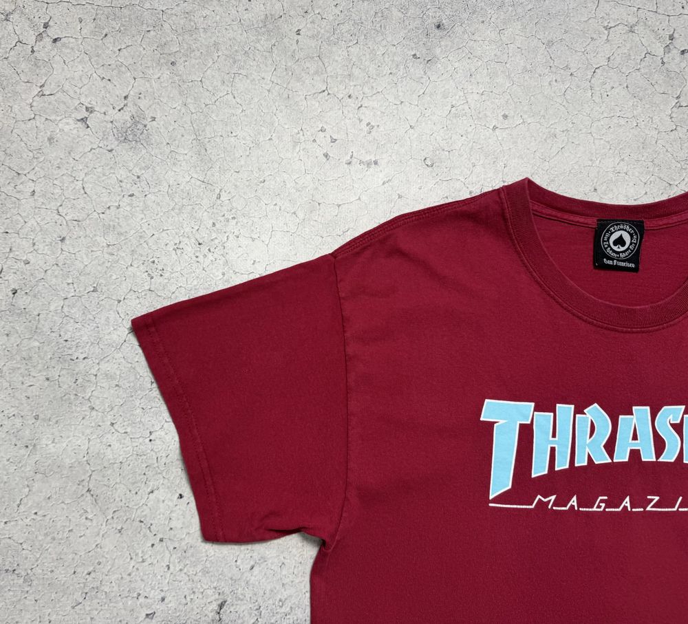 Футболка Thrasher Magazine С Большим Лого Оригинал Идеал M-L