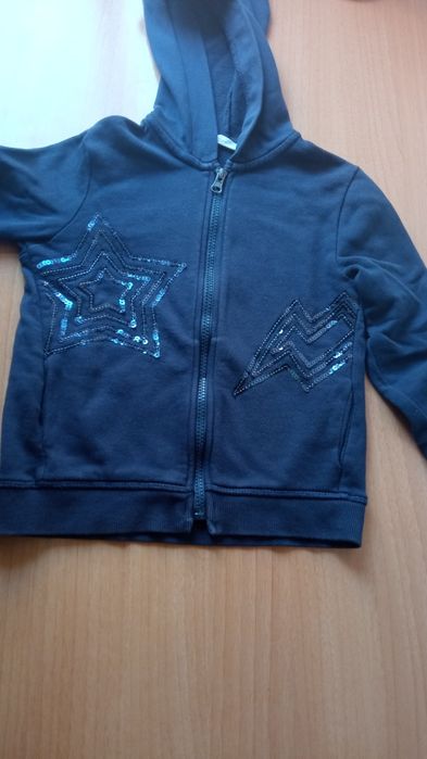 Casaco com capuz da Mango, menina 5-6 anos