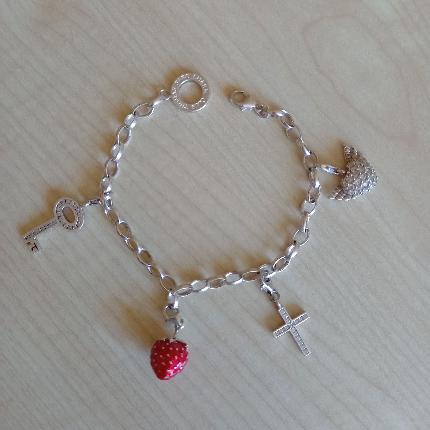 SREBRO 925, Thomas Sabo, bransoletka modułowa, Charm Club.