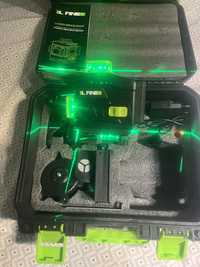 Nível laser autonivelante 16 linhas verdes com mala segura
