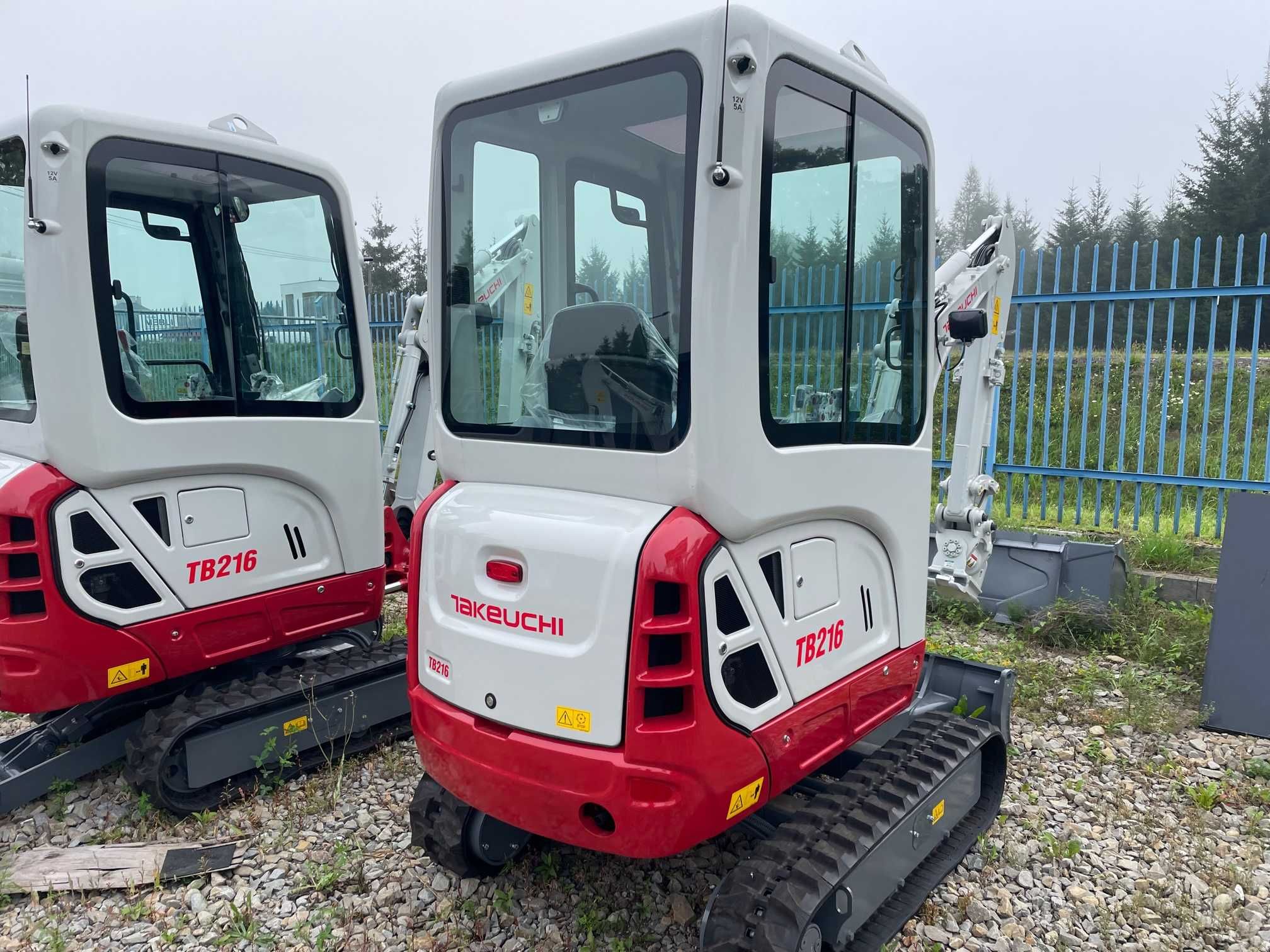 Nowa minikoparka Takeuchi TB216 V4 powertilt yanmar kubota wacker cat