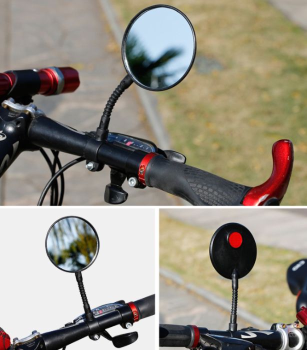 Велосипедное зеркало заднего вида велозеркало длинная/короткая ножка