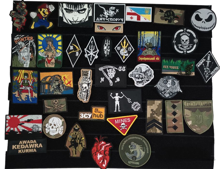 Шеврони вишивка в наявності та під замовлення