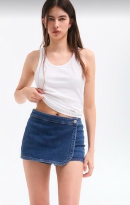 Спідниця шорти pull and bear юбка шорты pull and bear