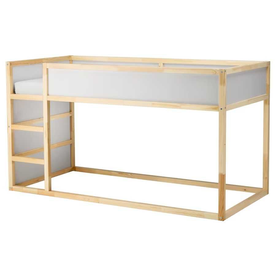 Cama alta reversível criança