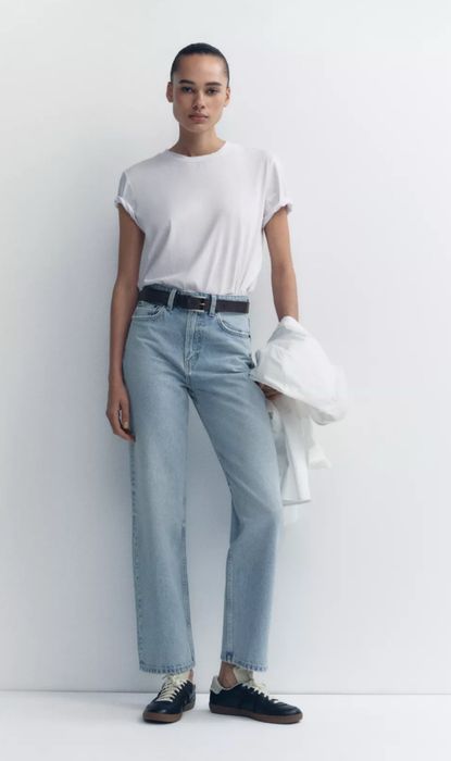 Джинси zara mom прямі 36р