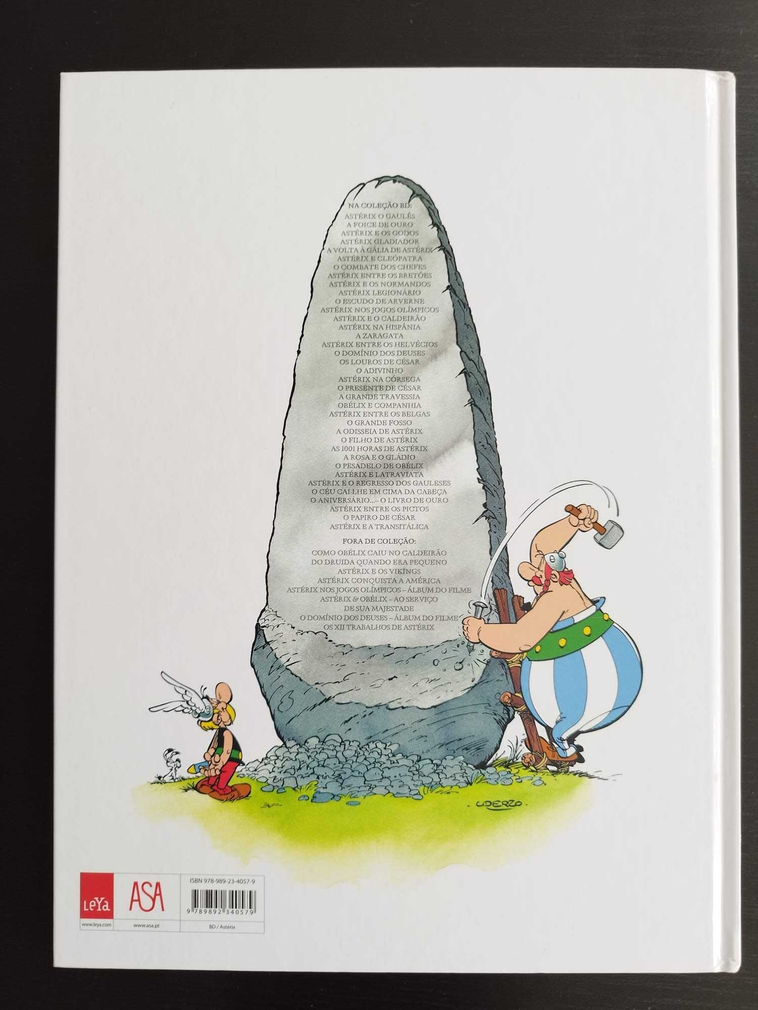 Livro banda desenhada Astérix e a Transitálica