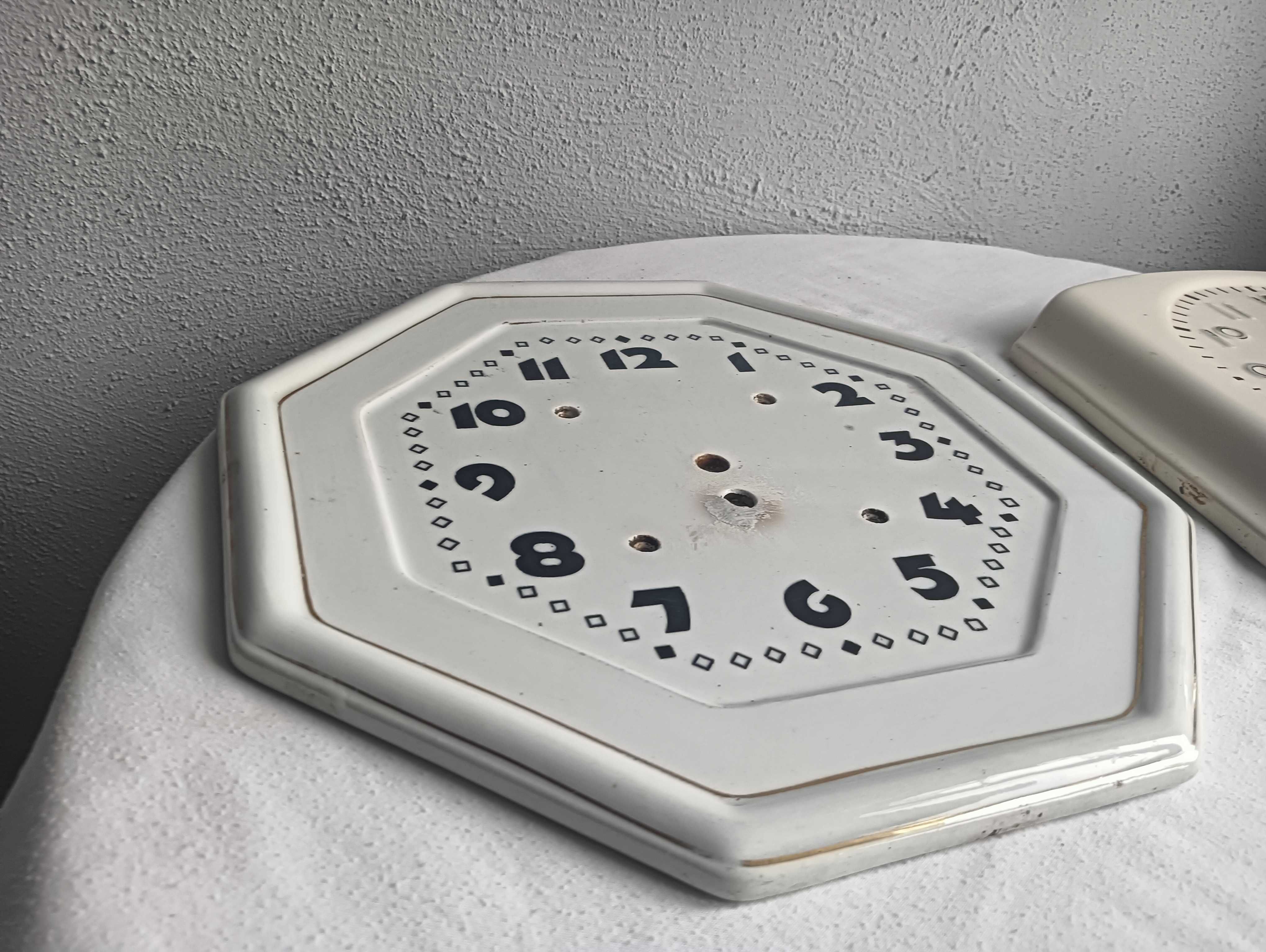 Stare ceramiczne tarcze do zegara