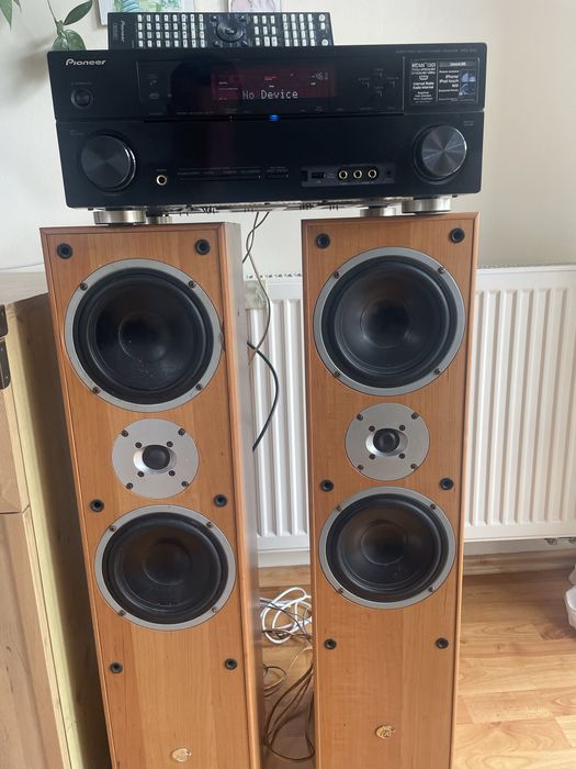 Zestaw amplituner Pioneer VSX 920 plus kolumny