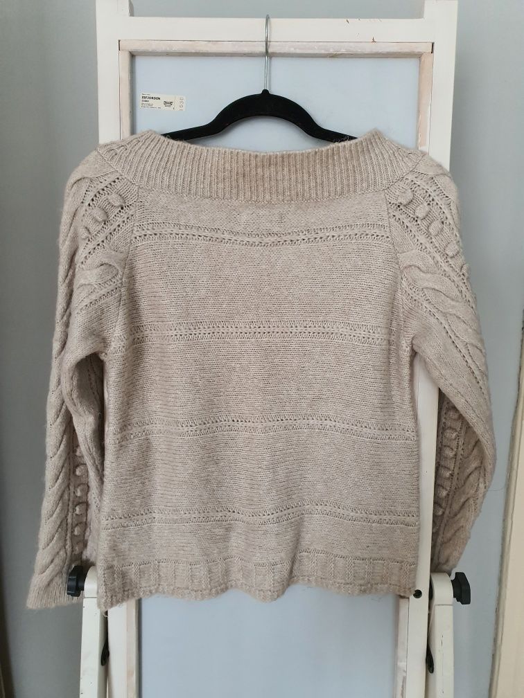 Beżowy Sweter Only S M 36 38