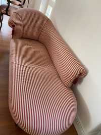 Divã/sofa listrado usado